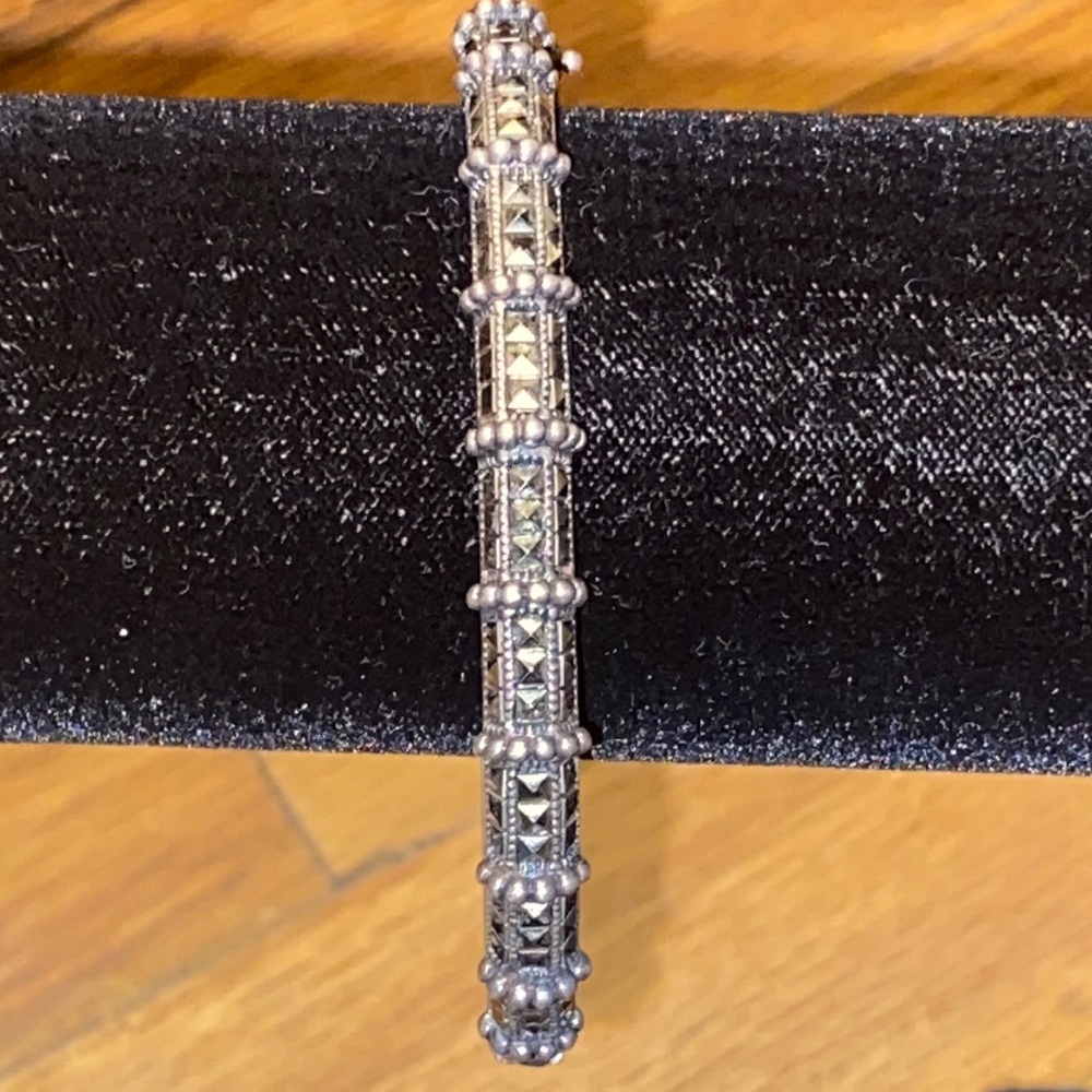 Judith Jack Sterling Silver Marcasite Bracelet